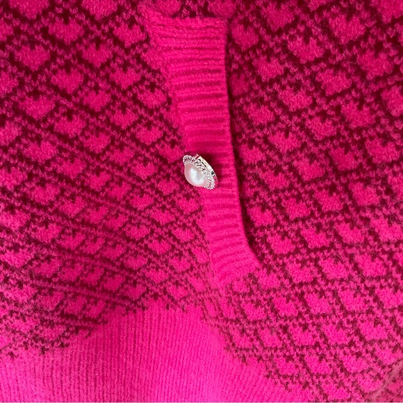 Cider Knit Check Round Neckline Cardigan Size OXL NWT - Picture 7 of 10